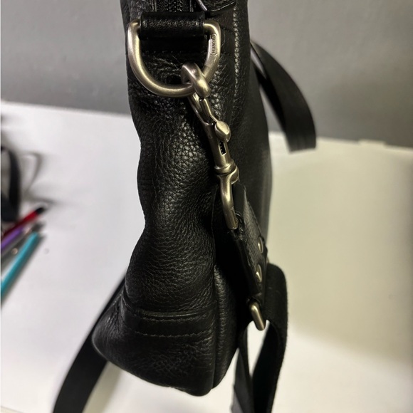 Coach Black Leather Men's Bag - Picture 4 of 8